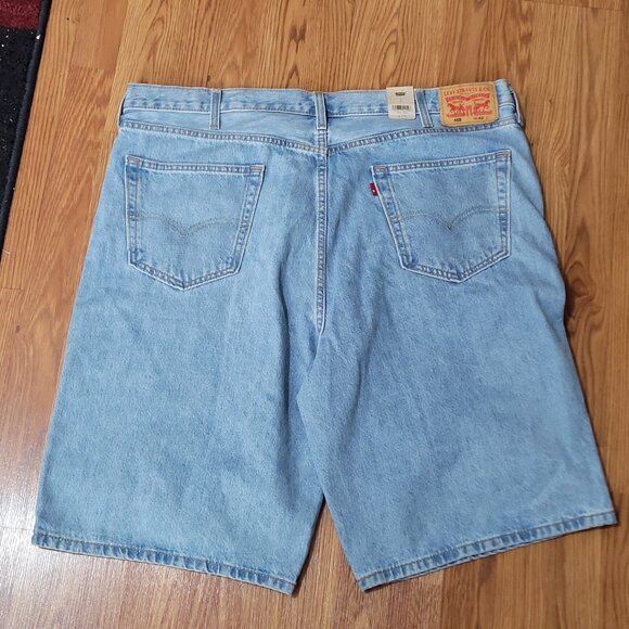 Levi's Men's 469 Loose Denim Shorts Light Score Wash 42 x 12 394340015 Cotton - Picture 3 of 7